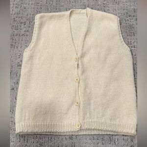 Vintage Button Sweater Vest
